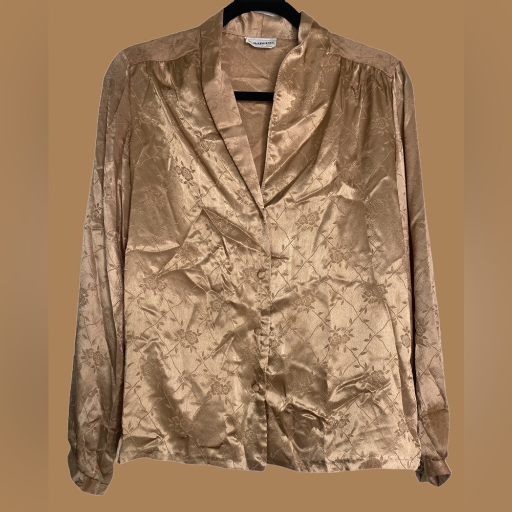 Vintage Bronze Floral Jo Matthew’s Top